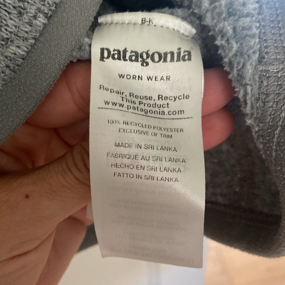 Patagonia Gray Fleece Quarter-Zip Size S - Picture 4 of 4